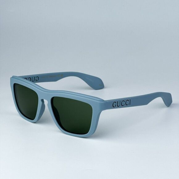NEW Gucci GG1571S 003 Light Blue Green Unisex Square Sunglasses GG 1571S
